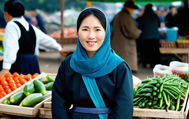 북한의 여성 권리   차별과 개선 노력 - Early Socialist Heroine at the Factory**

A confident and determined young North Korean woman in her...